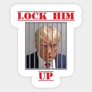 Lock Him Up Sticker